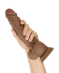 Shaft Shaft Model A Flexskin Liquid Silicone 10.5" Dong w/Balls - Oak - Image 4