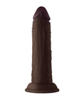 Shaft Model J Flexskin Liquid Silicone 5.5" Dong - Mahogany (4)