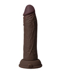 Shaft Shaft Flexskin Liquid Silicone 6.5" Vibrating Dong - Mahogany