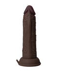 Shaft Shaft Flexskin Liquid Silicone 6.5" Vibrating Dong - Mahogany - Image 3