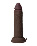 Shaft Shaft Flexskin Liquid Silicone 6.5" Vibrating Dong - Mahogany - Image 4