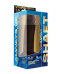 Shaft Shaft Flexskin Liquid Silicone 9.5" Vibrating Curved Dong w/Balls - Mahogany - Image 5
