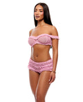 Not Regular Toys Soft Girl Era Sheer Mesh & Lace Bralette 2 pc Set - Light Pink LG - Image 2