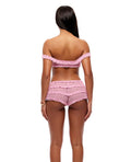 Not Regular Toys Soft Girl Era Sheer Mesh & Lace Bralette 2 pc Set - Light Pink MD - Image 3