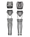 Fifty Shades of Grey Fifty Shades of Grey Captivate Lacy Bra Set Black O/S - Image 4