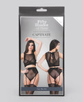 Fifty Shades of Grey Fifty Shades of Grey Captivate Lacy Bra Set Black O/S - Image 5