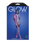 Glow by Fantasy Lingerie Metamorphic Glow-in-the-Dark Bodystocking Dress; Glows Pink - White O/S - Image 3