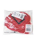Temptress by Fantasy Temptress Calliope Striped Sheer Floral Lace Zippered Teddy - Coral S/M - Image 3