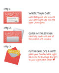 Sleazy Greetings Mini Date Night Shenanigans DIY Scratch Off Vouchers & Coupons - Image 4