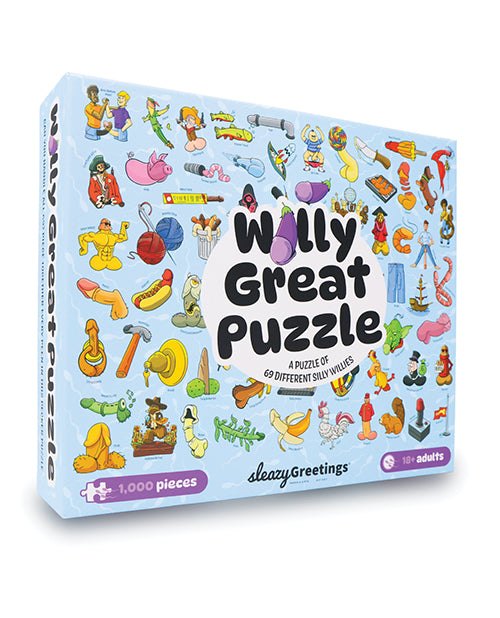 Not Regular Toys Willy Great Puzzle - Funny Penis 1000 Piece Jigsaw Puzzle