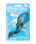 Sleazy Greetings Cookie Cutter Sets - 3 pc Sperm
