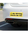 Not Regular Toys My Driving Scares Me Too Car Magnet - Image 3