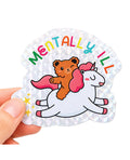 Not Regular Toys Mentally Ill Shiny Glitter Sticker - Image 3