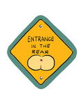 Not Regular Toys Entrance In The Rear - Funny Vinyl Sticker
