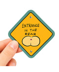 Not Regular Toys Entrance In The Rear - Funny Vinyl Sticker - Image 2