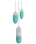 Gigaluv GigaLuv Dual Vibra Bullets - 10 Functions Tiffany Blue