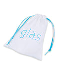 Glas Glas 4" Beaded Glass Butt Plug w/Tapered Base - Clear - Image 5
