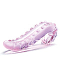 Glas Glas 6" Lick-it Glass Dildo - Pink - Image 3