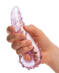 Glas Glas 6" Lick-it Glass Dildo - Pink - Image 4