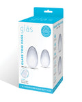 Glas Glas 2 pc Glass Yoni Eggs Set - Clear - Image 4