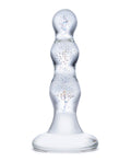 Glas Glas Triple Play Beaded Butt Plug - Clear - Image 5