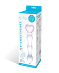 Glas Glas 8" Sweetheart Glass Dildo - Pink/Clear