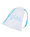 Glas Glas 3.5" Bling Bling Glass Butt Plug - Clear - Image 5