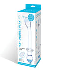 Glas Glas 9.5" Double Play Dual Ended Dildo - Clear