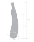 Glas Glas 7.25" Dildo Eggplant Ecstasy - Image 5