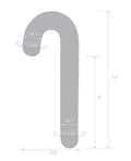Glas Glas 7.5" Dildo Candy Cane Dream - Image 5