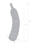 Glas Glas 8.25" Dildo Caressing Cucumber - Image 5