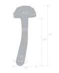 Glas Glas 7.5" Magic Mushroom Dildo - Image 5