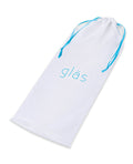 Glas Glas 11" Realistic Double Ended Glass Dildo w/Handle - Blue - Image 5