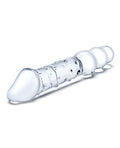 Glas Glas 12" Double Ended Glass Dildo w/Anal Beads - Clear - Image 3