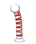 Glas Glas 8" Mr. Swirly Glass Dildo - Red - Image 2