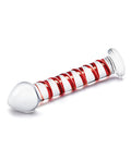 Glas Glas 8" Mr. Swirly Glass Dildo - Red - Image 3
