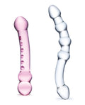 Glas Glas 2 pc Double Pleasure Glass Dildo Set - Image 2