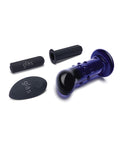 Glas Glas 4" Rechargeable Vibrating Dotted G Spot/P Spot Plug - Blue - Image 3