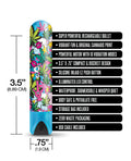 Prints Charming Buzzed 3.5" Rechargeable Bullet - Stoner Chick Blue - Image 4