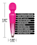 Nixie Nixie Rechargeable Wand Massager - Pink Ombre Metallic - Image 4