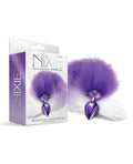 Nixie Nixie Metal Butt Plug w/Faux Fur Tail - Purple Metallic - Image 2