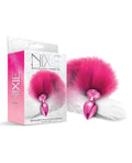 Nixie Nixie Metal Butt Plug w/Faux Fur Tail - Pink Metallic - Image 2