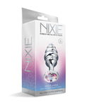 Nixie Nixie Honey Dipper Ribbed Metal Rainbow Jeweled Butt Plug - Small - Image 4