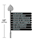 Nixie Nixie Flaming Heart Riding Crop - Silver - Image 4
