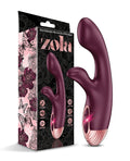 Zola Zola Rechargeable Silicone Dual Massager - Burgundy/Rose Gold - Image 2