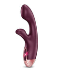 Zola Zola Rechargeable Silicone Dual Massager - Burgundy/Rose Gold - Image 3