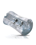 MSTR B8 MSTR B8 Head Banger Beaded Clear-View Stroker - Clear - Image 4