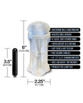 Happy Ending MSTR B8 Squeeze Box Vibrating Pussy Pack - Kit of 5 Clear - Image 4