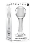 Gender X Gender X The Baller Glass Plug - Clear