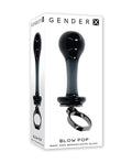 Gender X Gender X Blow Pop Glass Anal Plug - Black